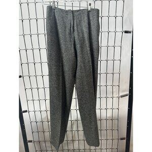 Liz Claiborne Collection Womens Wool-Blend Trousers Size 6 Gray Made In Sri Lank